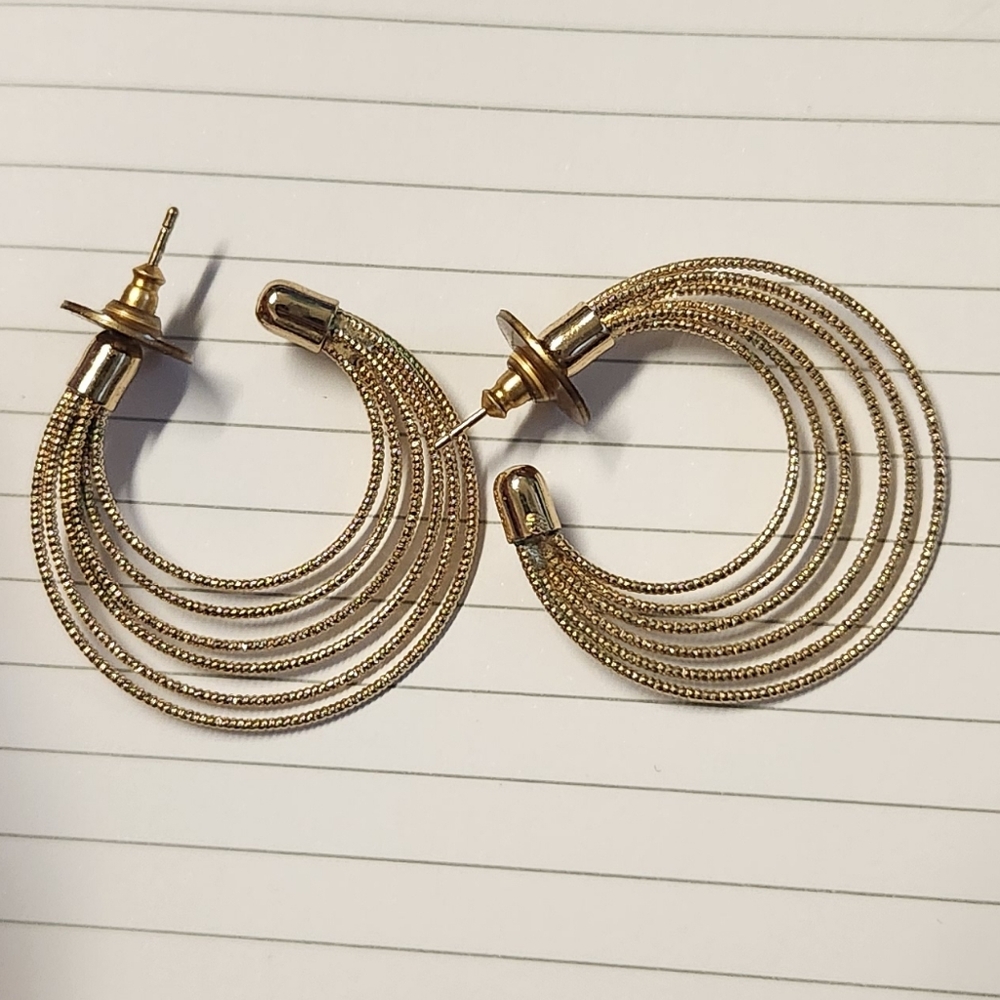 Elegant Gold Hoop Earrings
